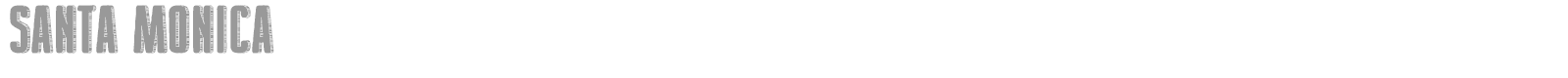 Santa Monica font preview